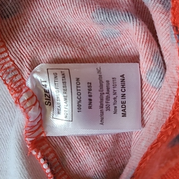 DISNEY'S Mickey Mouse Pajama Set Youth 4T - Picture 8 of 9